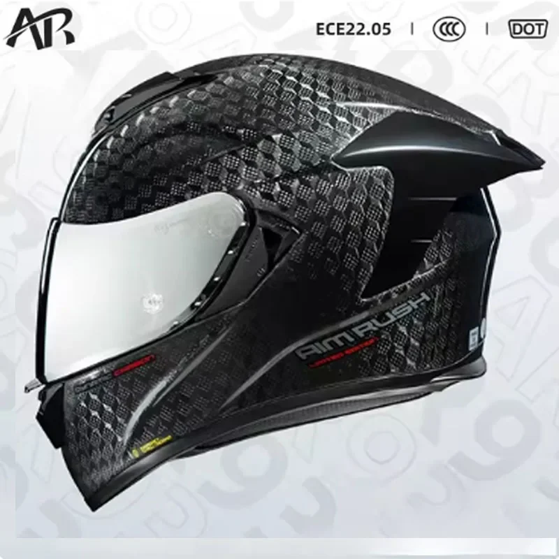Carbon Fiber Lightweight Motorcycle Helmet - AR 12K Carbon Fiber Motorcycle helmet