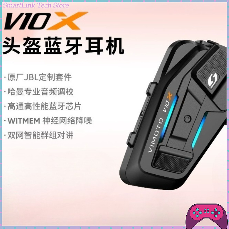 Motorcycle Helmets - VIMAITONG V10X Helmet Bluetooth Earphones Motorcycle