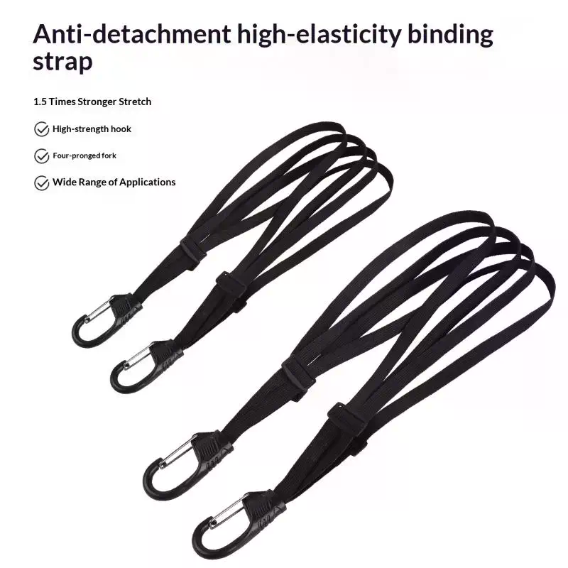 Motorcycle Helmets - Motorcycle Luggage Strap Universal Elastic Suitcase