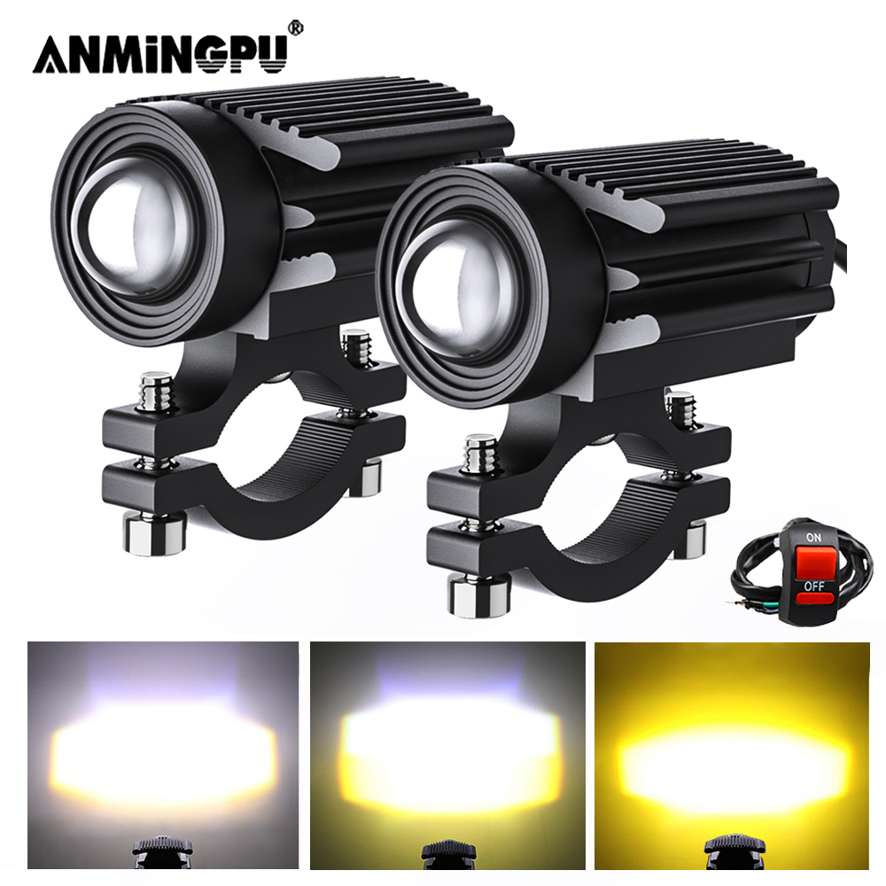 Universal Motorcycle Led Headlight Projector - Motorcycle LED Light motorcycle accessories Fog