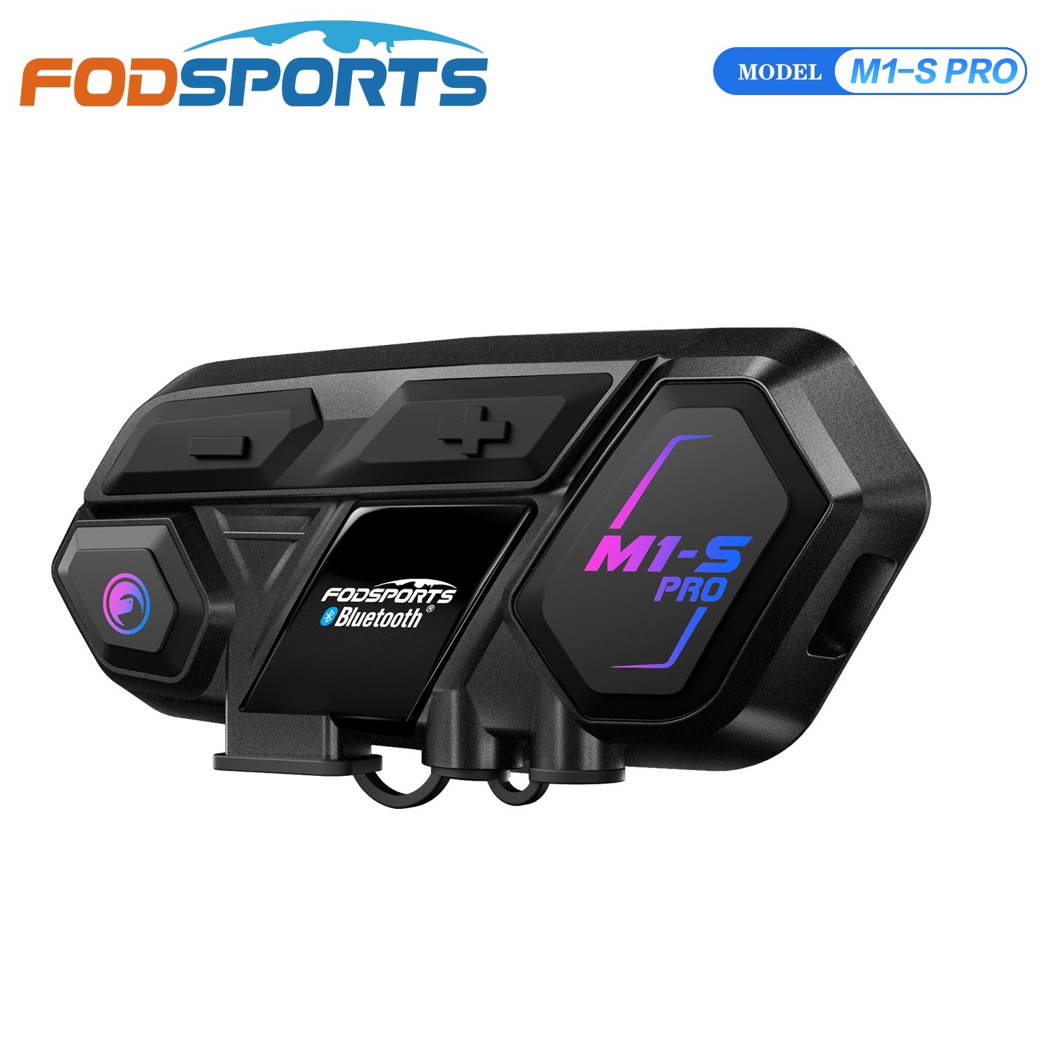 Universal Motorcycle Helmet Intercom Headset - Fodsports M1-S Pro Motorcycle Bluetooth Intercom