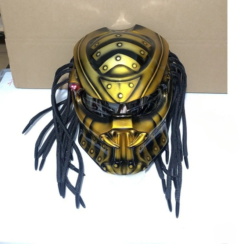 Custom Predator Motorcycle Helmet - HOT Racing Predator Carbon Fiber Full