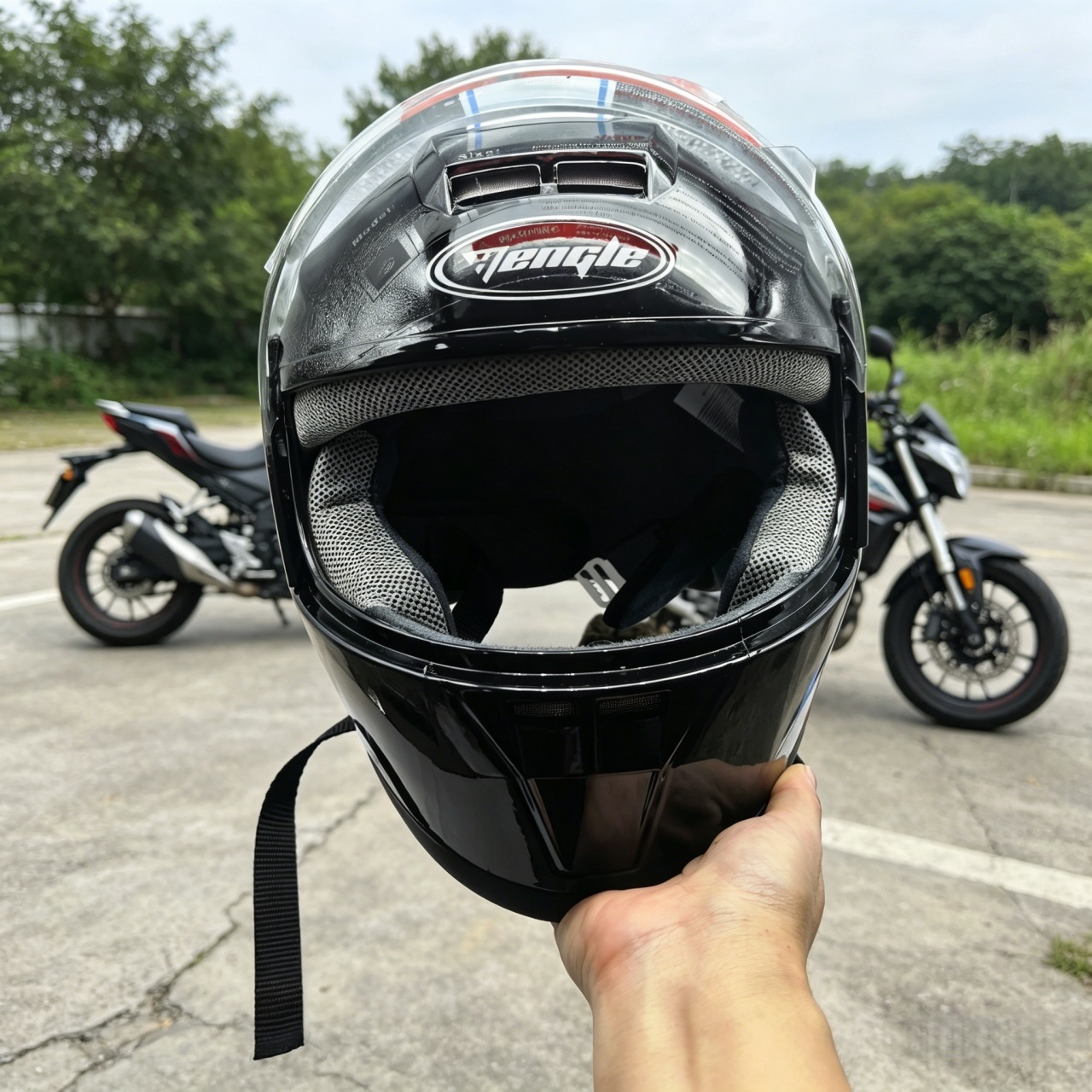 Dual Visor Motorcycle Racing Helmet - Full Face Motorcycle Helmet Dual Visor