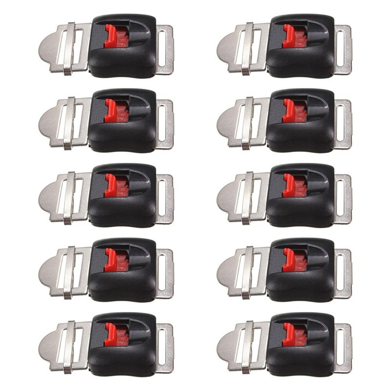 Quick Release Buckle Motorcycle Helmet - Powerful 10Pcs Universal Motorcycle Helmets Clip