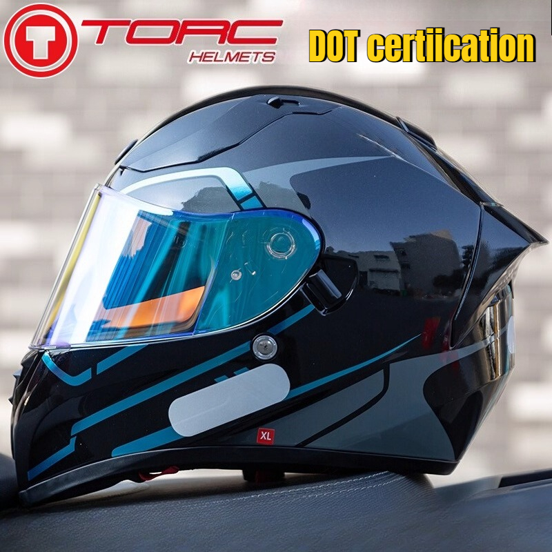Modular Flip Up Motorcycle Helmet Dot Approved - FOR TORC T18 Motorcycle Helmets Double