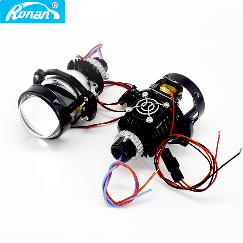 RONAN 2.0inch Mini Bi-Led Proj - Universal Motorcycle Led Headlight Projector ulasan dan harga