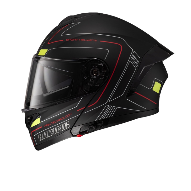 DOT Approved Dual Visor Motorb - Dual Visor Motorcycle Racing Helmet ulasan dan harga
