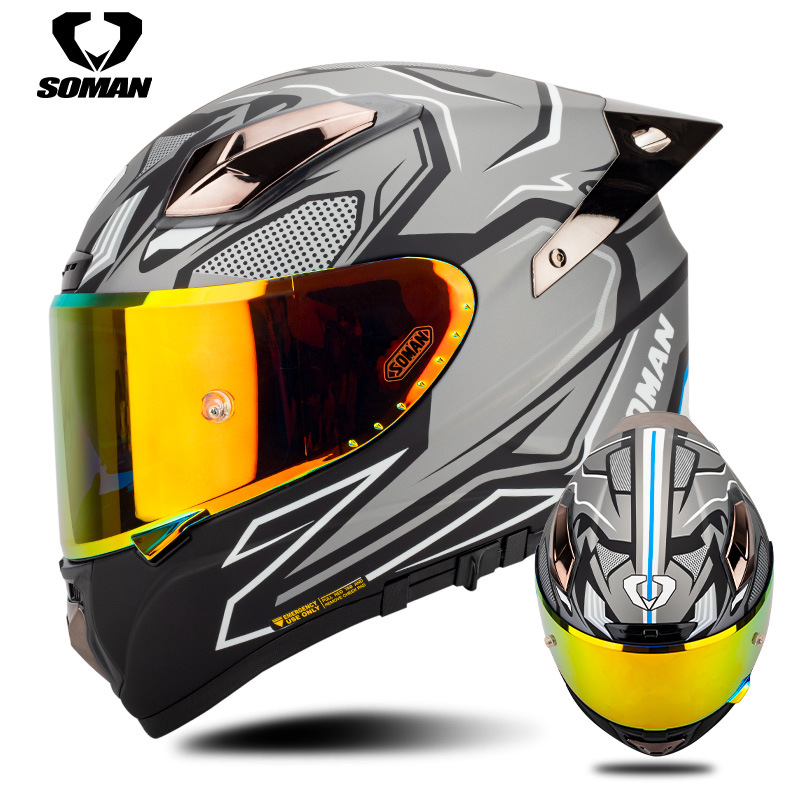 Soman Motorcycle Helmet Carbon - Carbon Fiber Lightweight Motorcycle Helmet ulasan dan harga