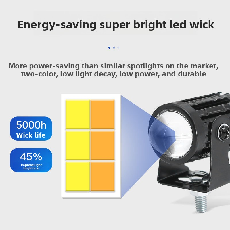 1PCS/2PCS 100W 30000LM Univers - Universal Motorcycle Led Headlight Projector ulasan dan harga