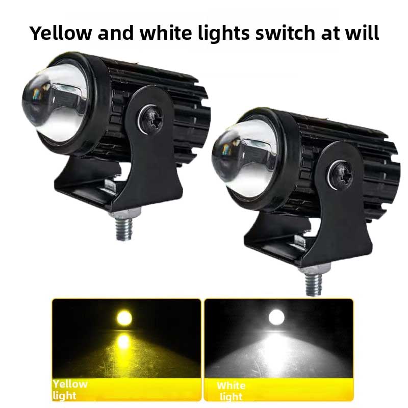 1PCS/2PCS 100W 30000LM Univers - Universal Motorcycle Led Headlight Projector ulasan dan harga