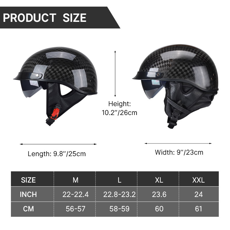 Light Weight 12K Gloss Black C - Carbon Fiber Lightweight Motorcycle Helmet ulasan dan harga