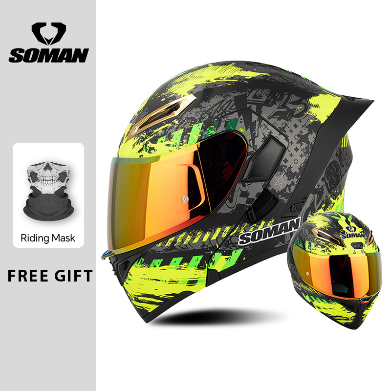 Men's Motorcycle Helmet DOT Ap - Modular Flip Up Motorcycle Helmet Dot Approved ulasan dan harga