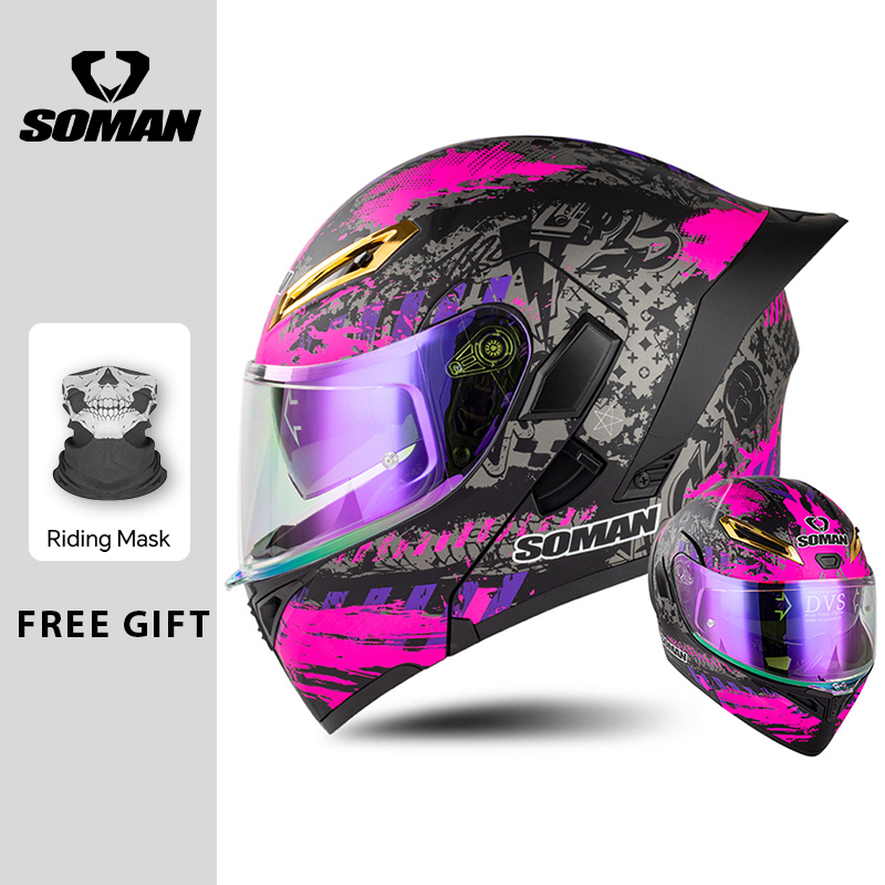 Men's Motorcycle Helmet DOT Ap - Modular Flip Up Motorcycle Helmet Dot Approved ulasan dan harga
