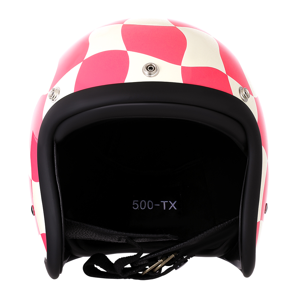 TT&COCASCOS Motorcycle Helmet  - Vintage Open Face Retro Helmet ulasan dan harga