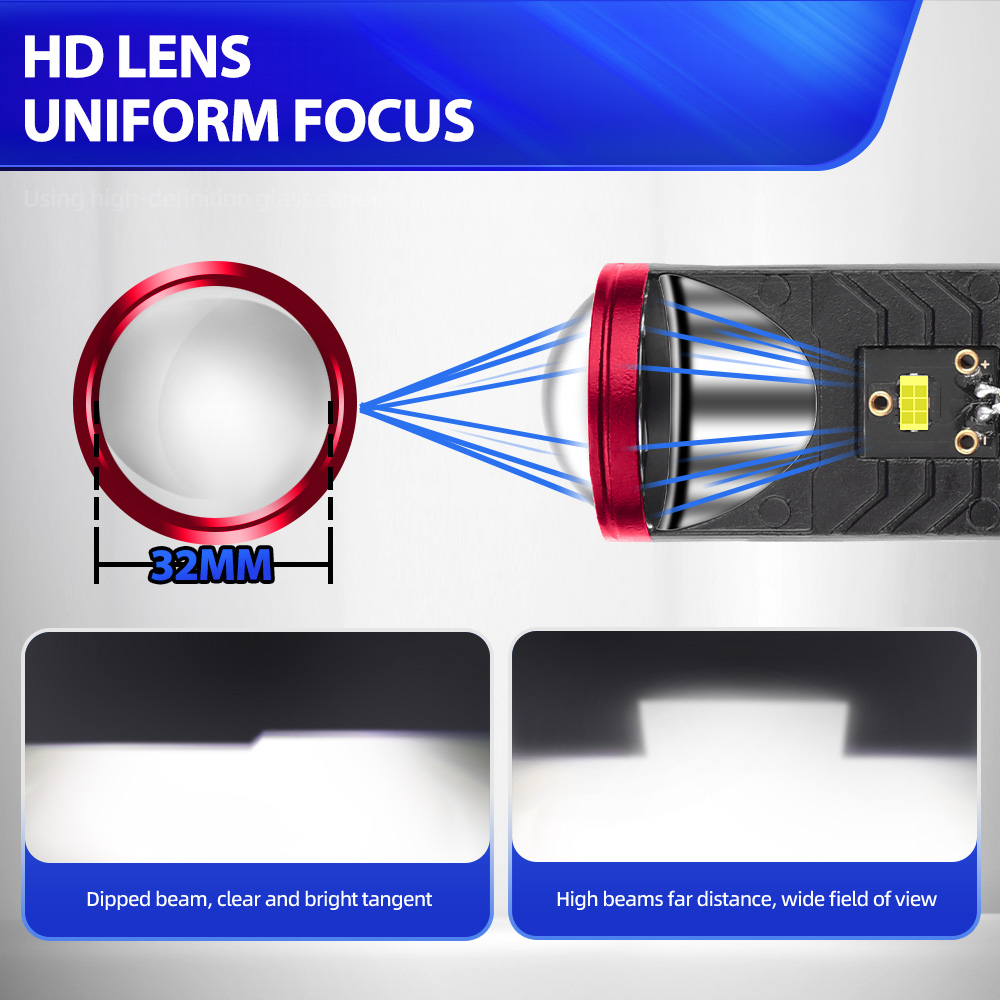 For Kawasaki ZG1400 Concours 2 - Universal Motorcycle Led Headlight Projector ulasan dan harga