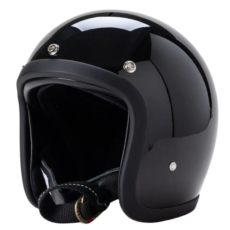 Japanese Korea Style Open Face - Vintage Open Face Retro Helmet ulasan dan harga