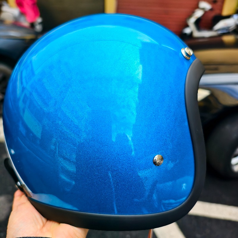 Japanese Korea Style Open Face - Vintage Open Face Retro Helmet ulasan dan harga