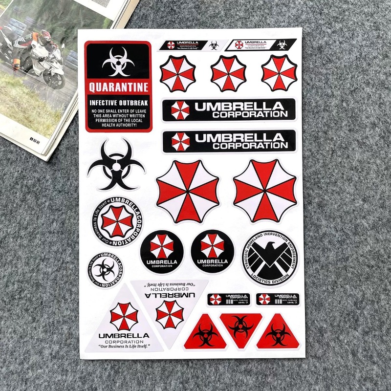 Hot Residents Evils Umbrella W - Motorcycle Helmets ulasan dan harga