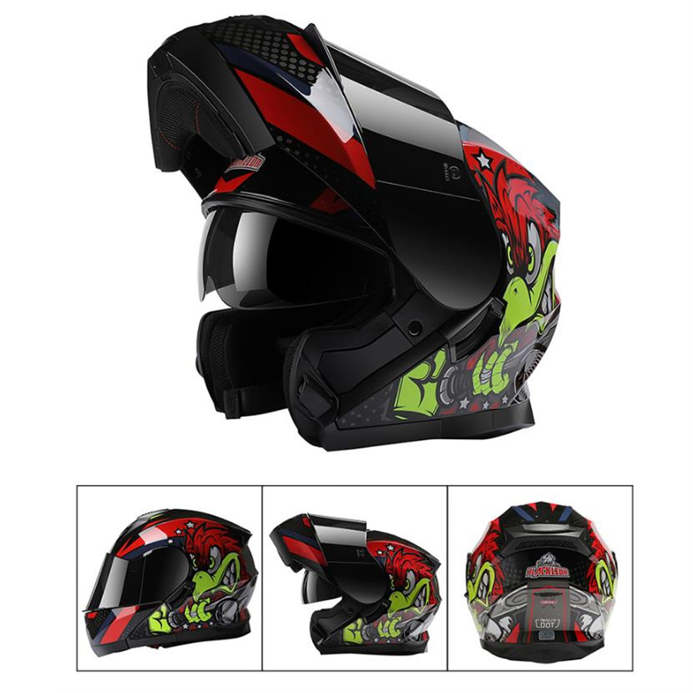 Full Face ADV Motorcycle Dual  - Dual Visor Motorcycle Racing Helmet ulasan dan harga