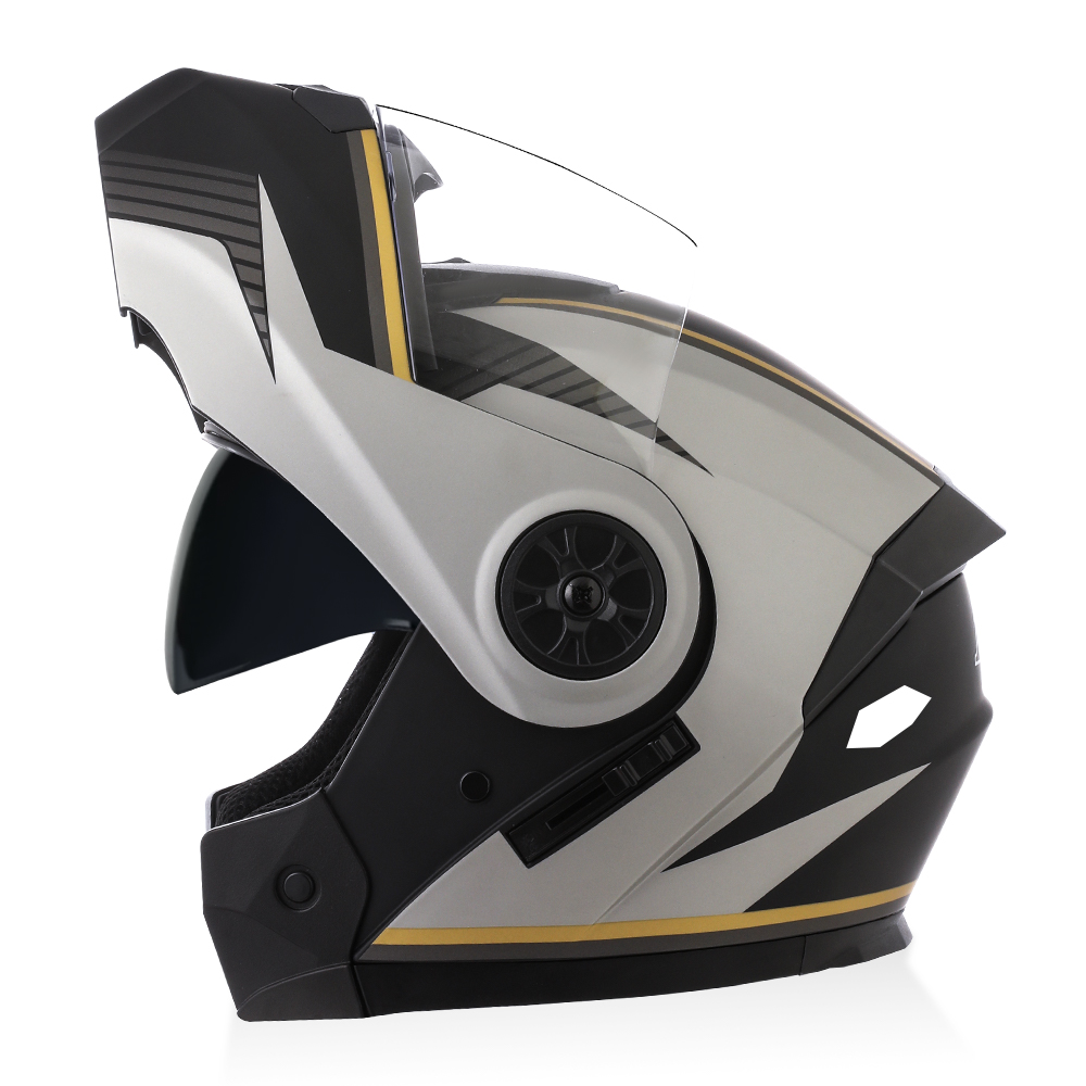 BLD New Arrival High Quality M - Modular Flip Up Motorcycle Helmet Dot Approved ulasan dan harga