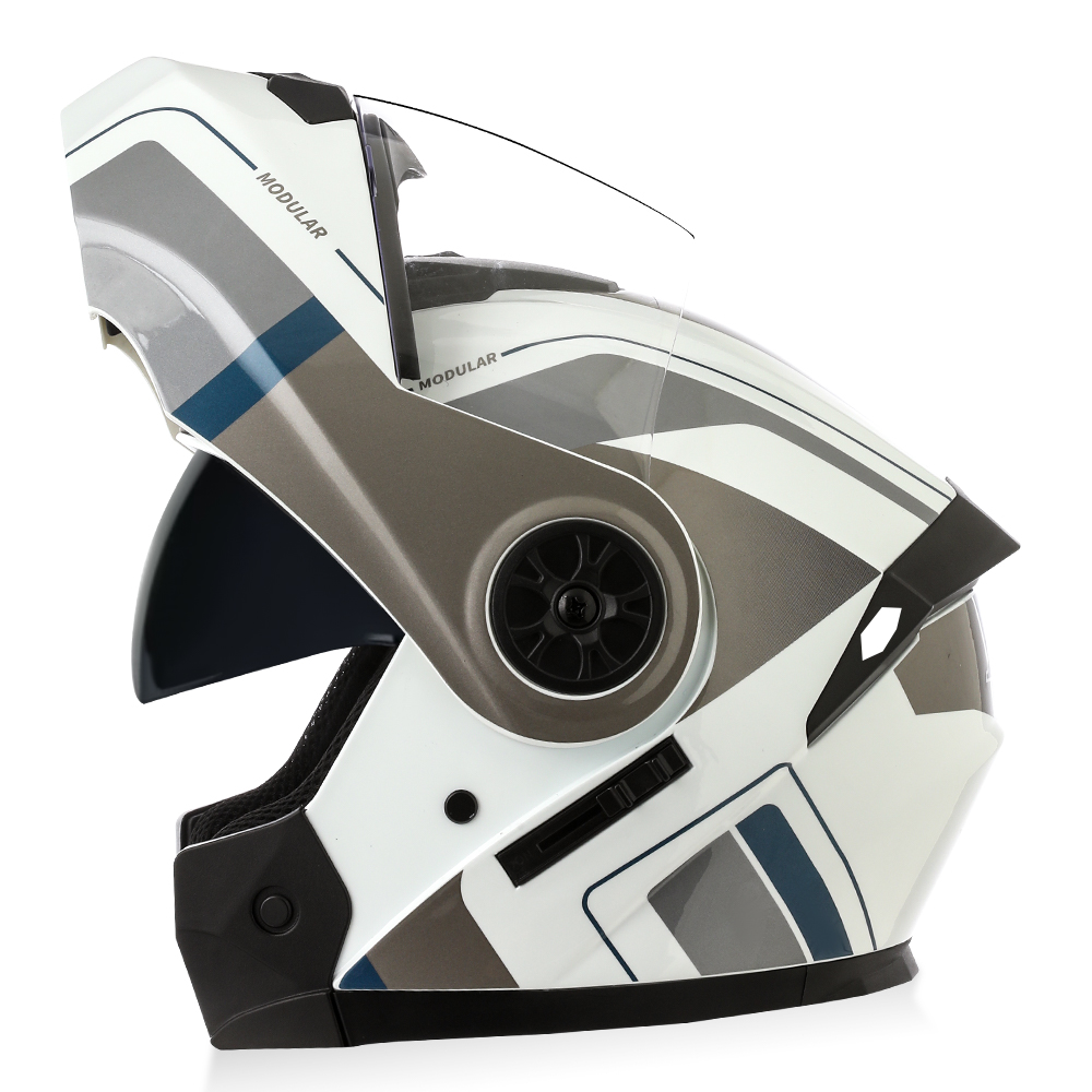 BLD New Arrival High Quality M - Modular Flip Up Motorcycle Helmet Dot Approved ulasan dan harga