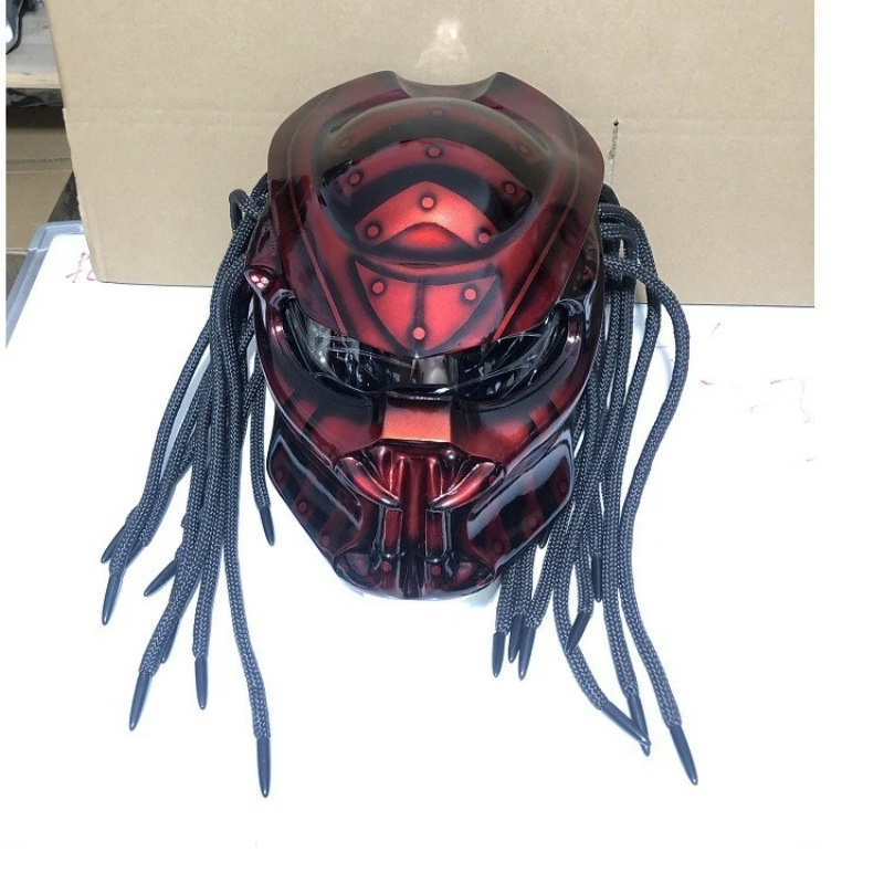 HOT Racing Predator Carbon Fib - Custom Predator Motorcycle Helmet ulasan dan harga