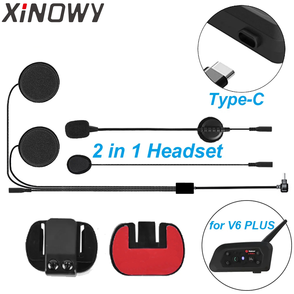 Type-C USB-C for Xinowy V6 PLU - Full Face Motorcycle Helmet With Bluetooth ulasan dan harga