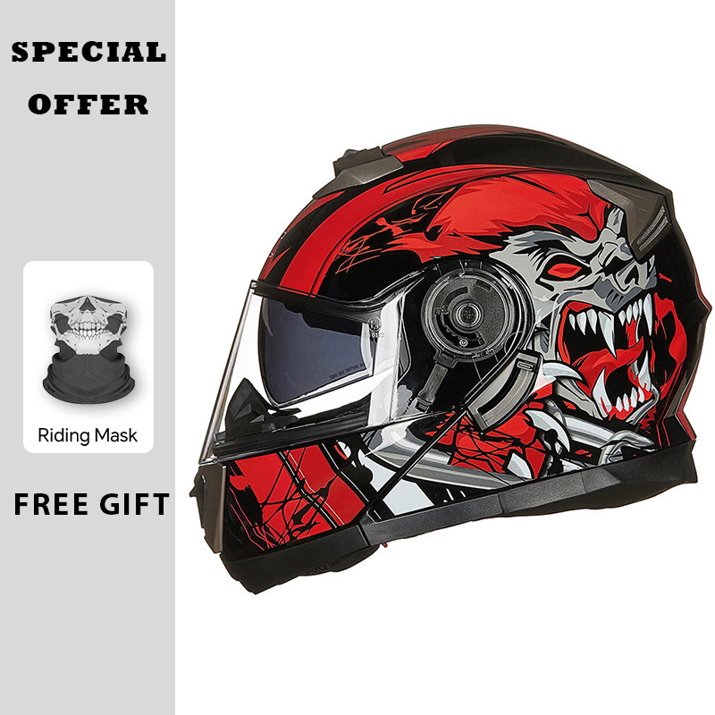 Motorcycle Helmets Modular Fli - Modular Flip Up Motorcycle Helmet Dot Approved ulasan dan harga