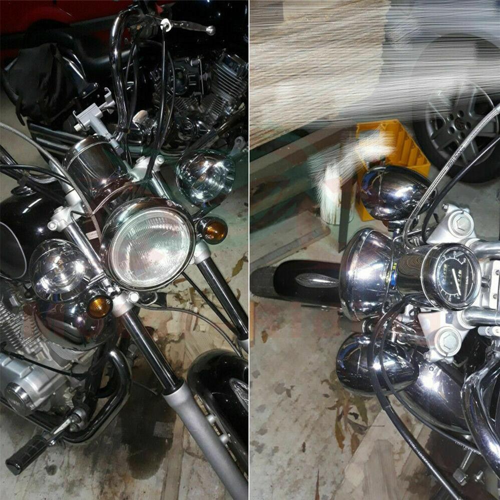 Chrome Universal Motorcycle Fo - Universal Motorcycle Led Headlight Projector ulasan dan harga