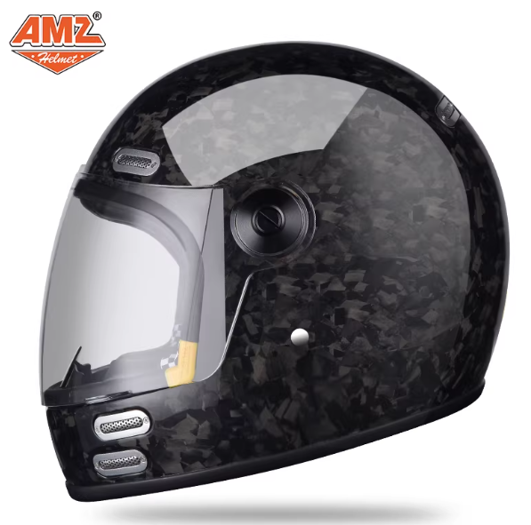 High strength and lightweight  - Carbon Fiber Lightweight Motorcycle Helmet ulasan dan harga