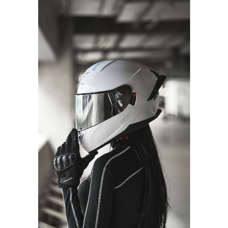 Airo Motorcycle Full Face Helm - Dual Visor Motorcycle Racing Helmet ulasan dan harga