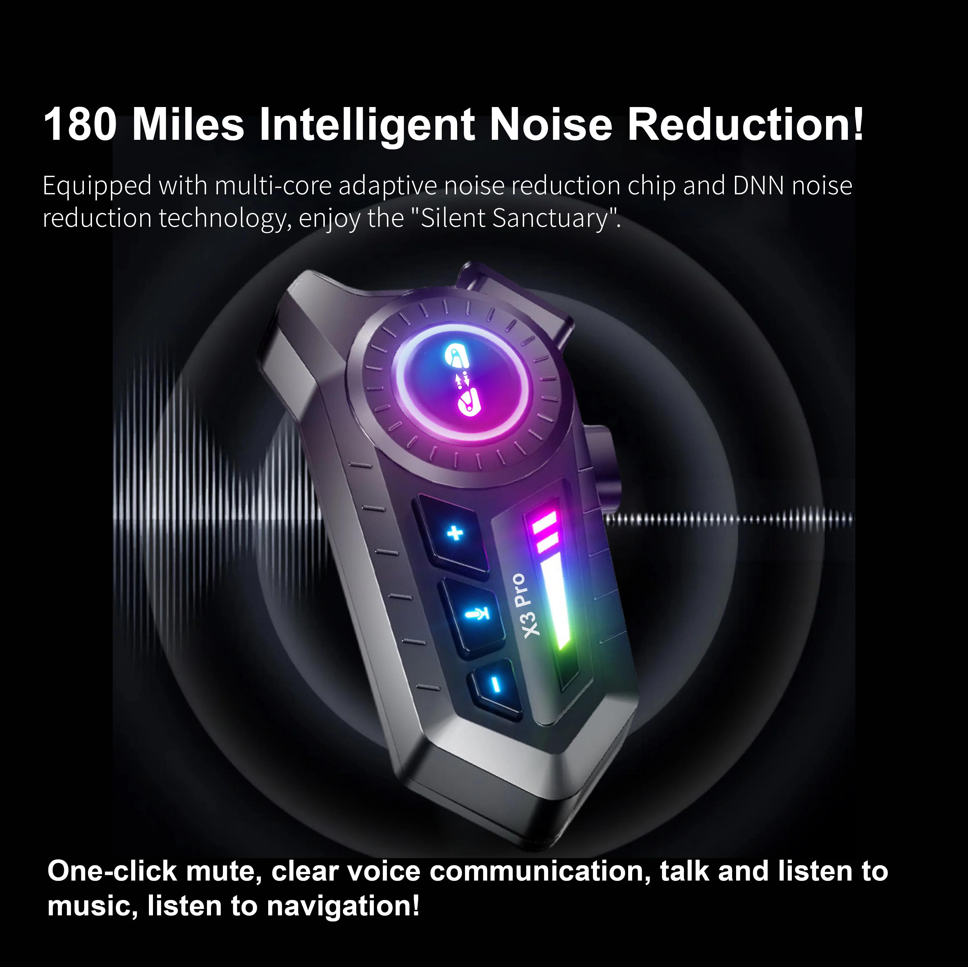 1/2Pcs X3Pro Bluetooth 6.0 Mot - Universal Motorcycle Helmet Intercom Headset ulasan dan harga