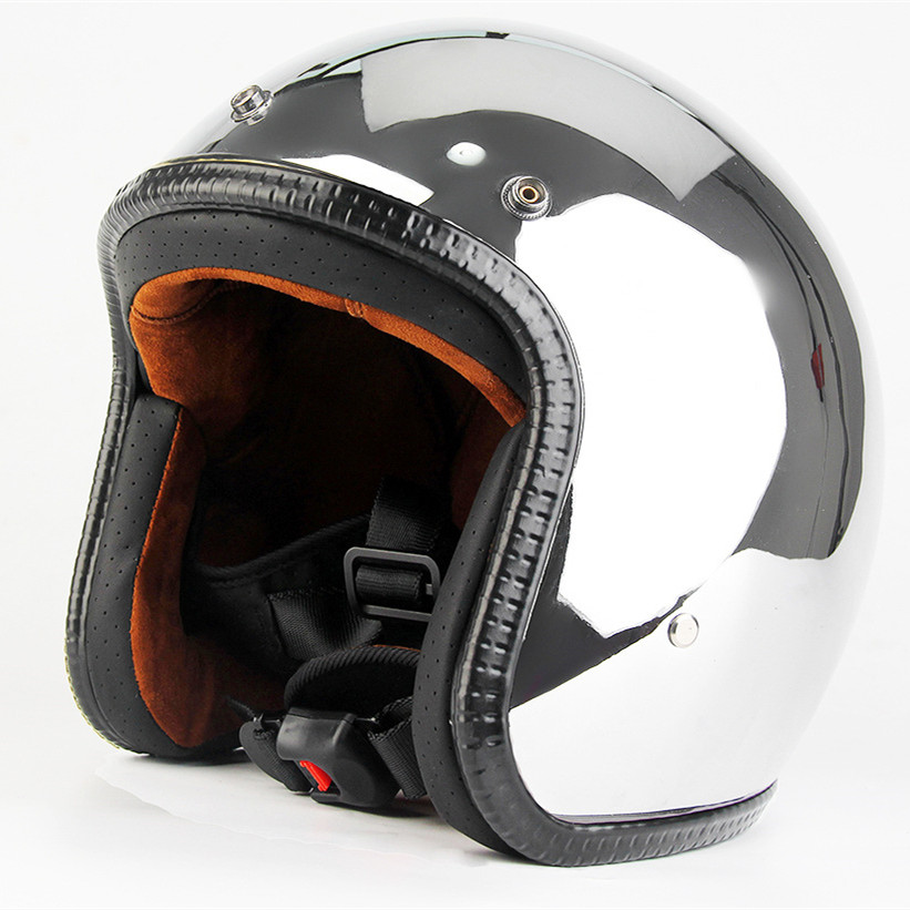 Open Face Motorcycle Helmet Vi - Vintage Open Face Retro Helmet ulasan dan harga