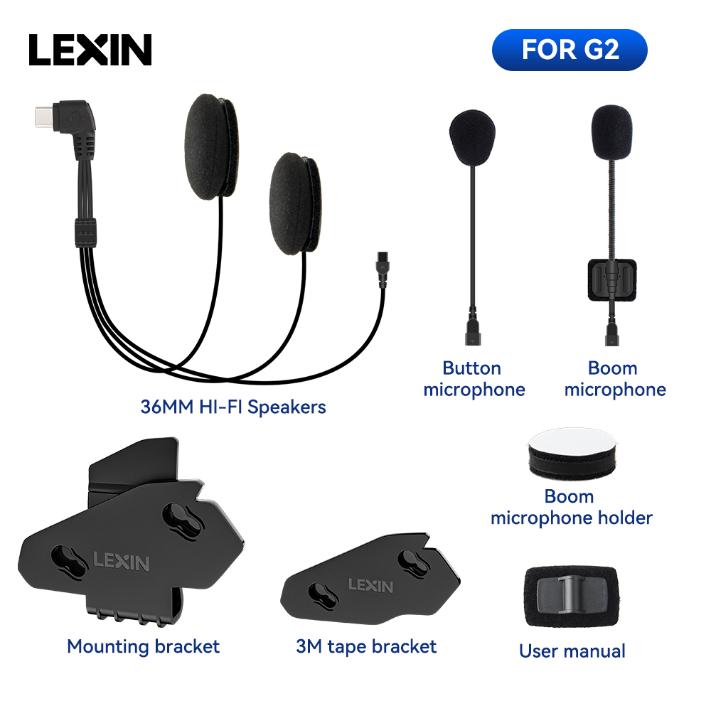 LEXIN-G2 Motorcycle Intercom H - Full Face Motorcycle Helmet With Bluetooth ulasan dan harga