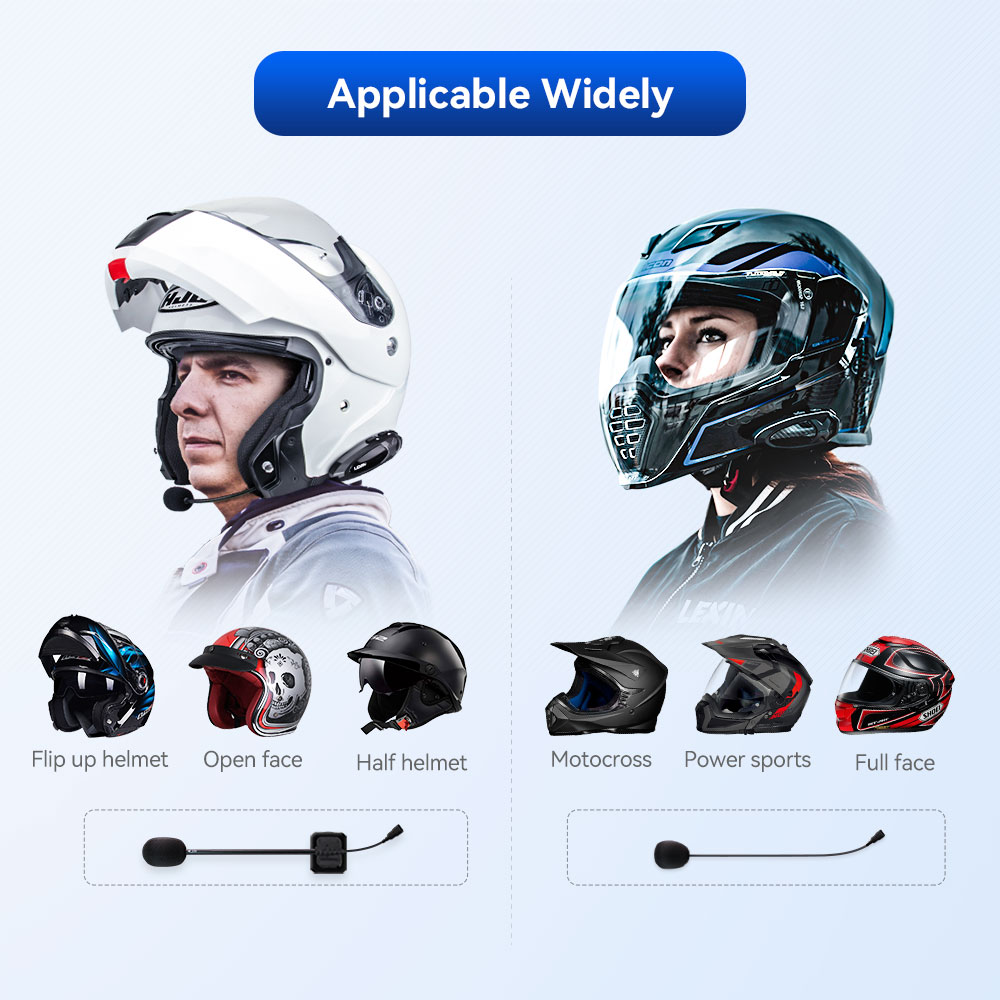 LEXIN-G2 Motorcycle Intercom H - Full Face Motorcycle Helmet With Bluetooth ulasan dan harga