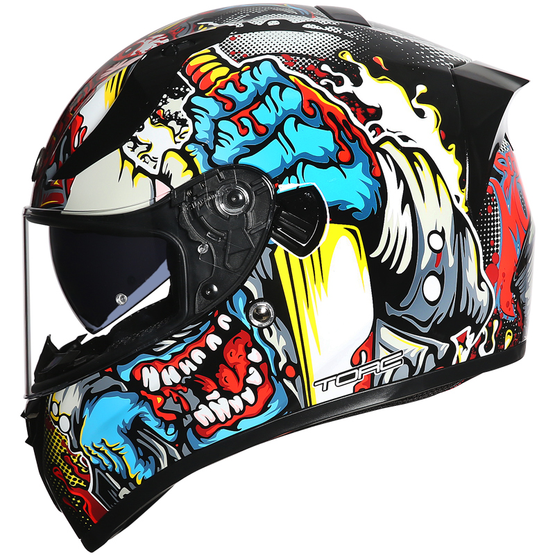 FOR TORC T18 Motorcycle Helmet - Modular Flip Up Motorcycle Helmet Dot Approved ulasan dan harga