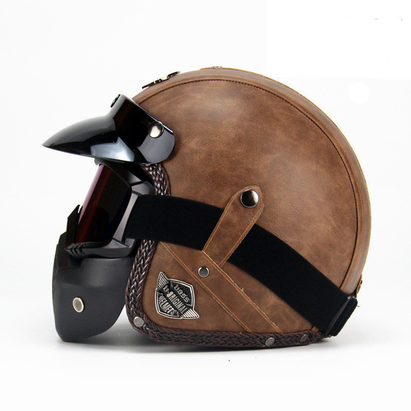 New Arrival Helmets Open Face  - Vintage Open Face Retro Helmet ulasan dan harga