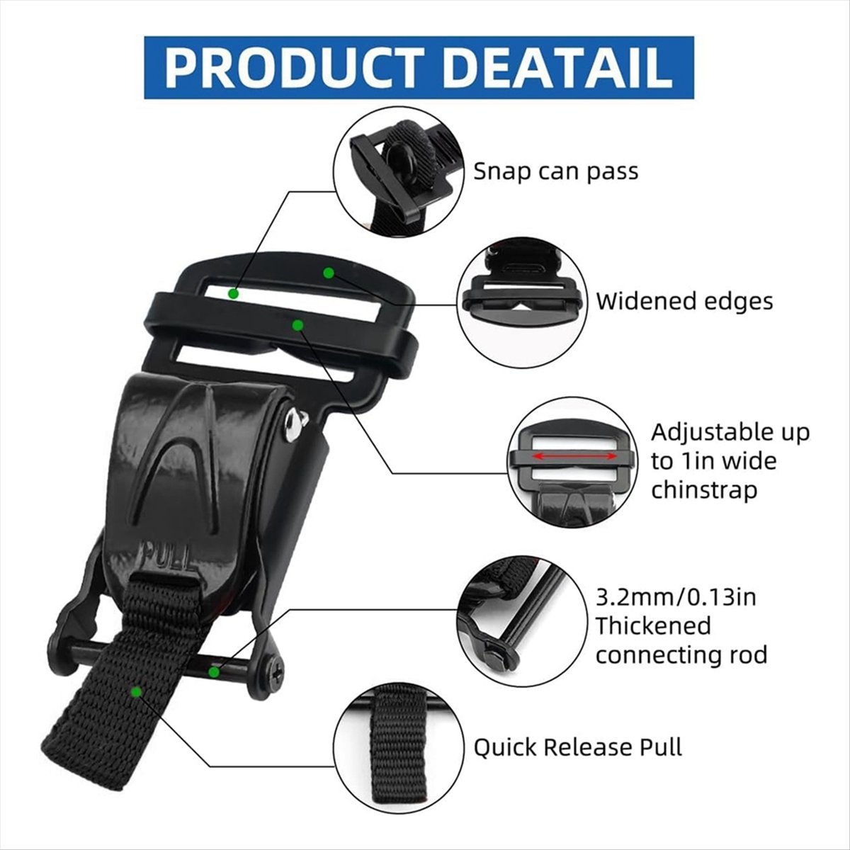 Compatible Helmet Quick Releas - Quick Release Buckle Motorcycle Helmet ulasan dan harga