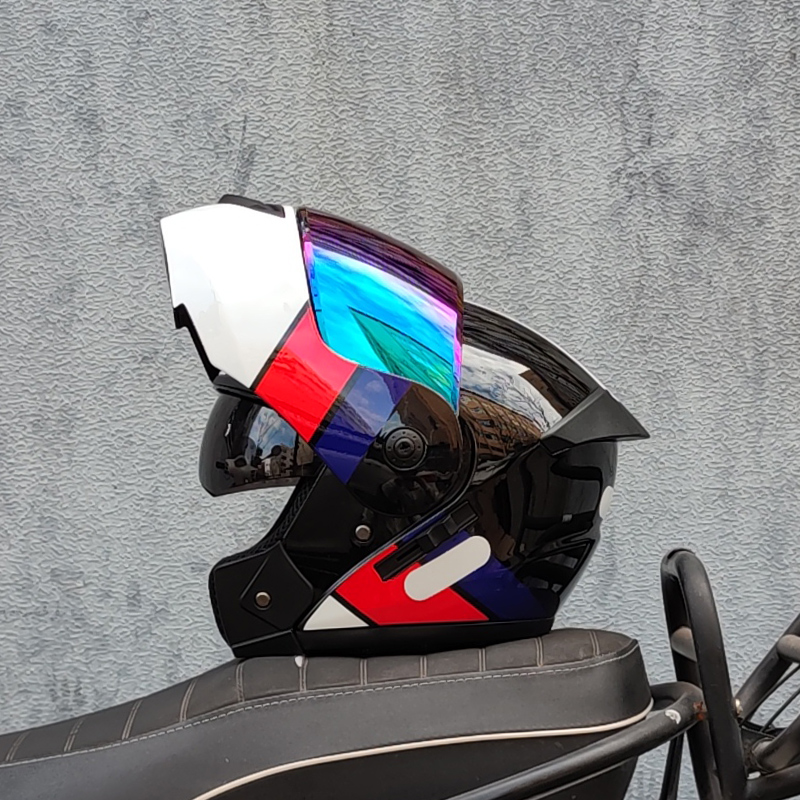 ORZ Latest DOT Approved Safety - Dual Visor Motorcycle Racing Helmet ulasan dan harga