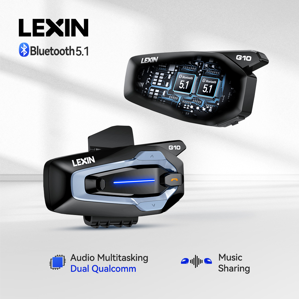 NEW-LEXIN G10 Motorcycle Helme - Universal Motorcycle Helmet Intercom Headset ulasan dan harga