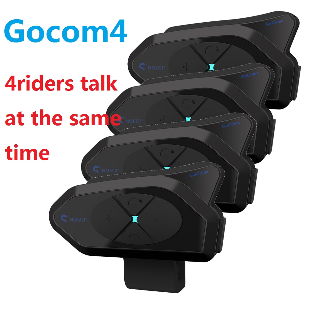 GOCOM4 Motorcycle Bluetooth In - Universal Motorcycle Helmet Intercom Headset ulasan dan harga