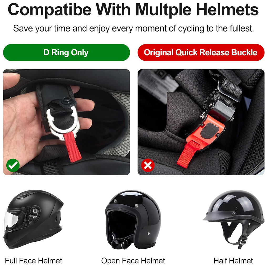 Light Weight Helmet Quick Rele - Quick Release Buckle Motorcycle Helmet ulasan dan harga