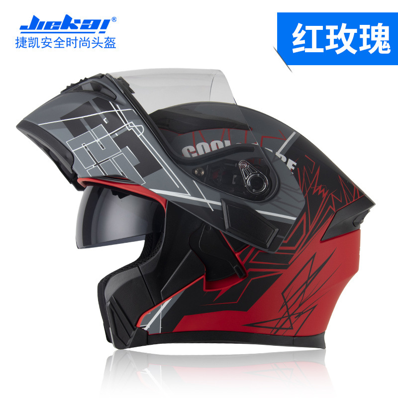 NEW Bluetooth Helmet Flip Up V - Full Face Motorcycle Helmet With Bluetooth ulasan dan harga