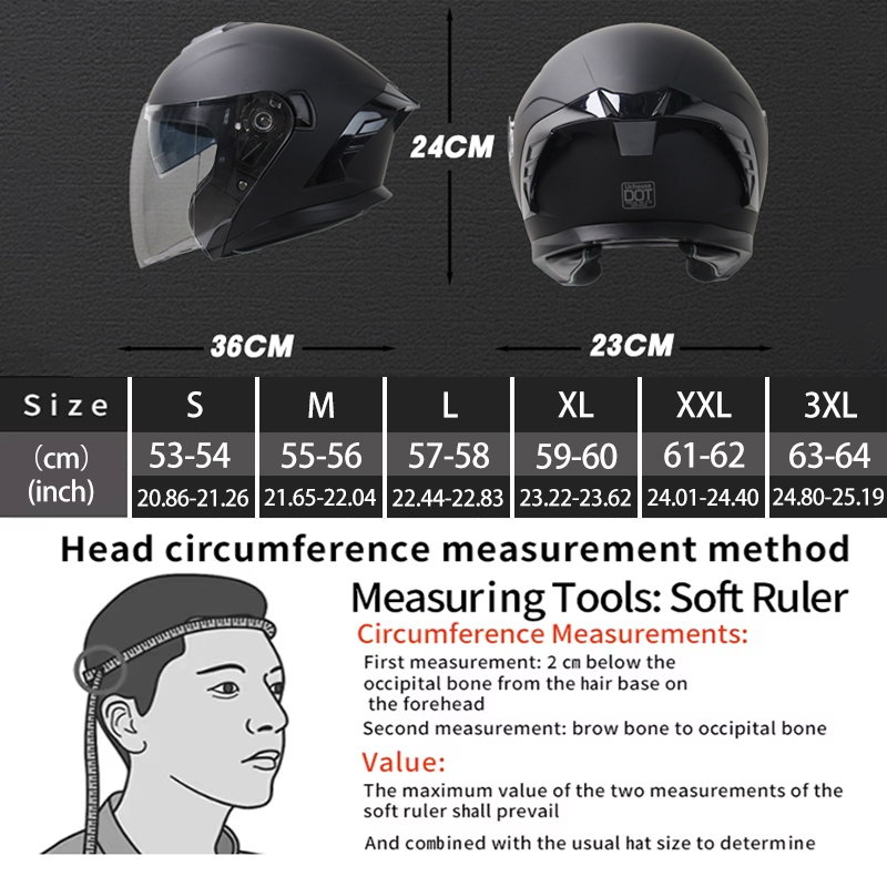 715-Motorcycle Dual Visor Flip - Dual Visor Motorcycle Racing Helmet ulasan dan harga