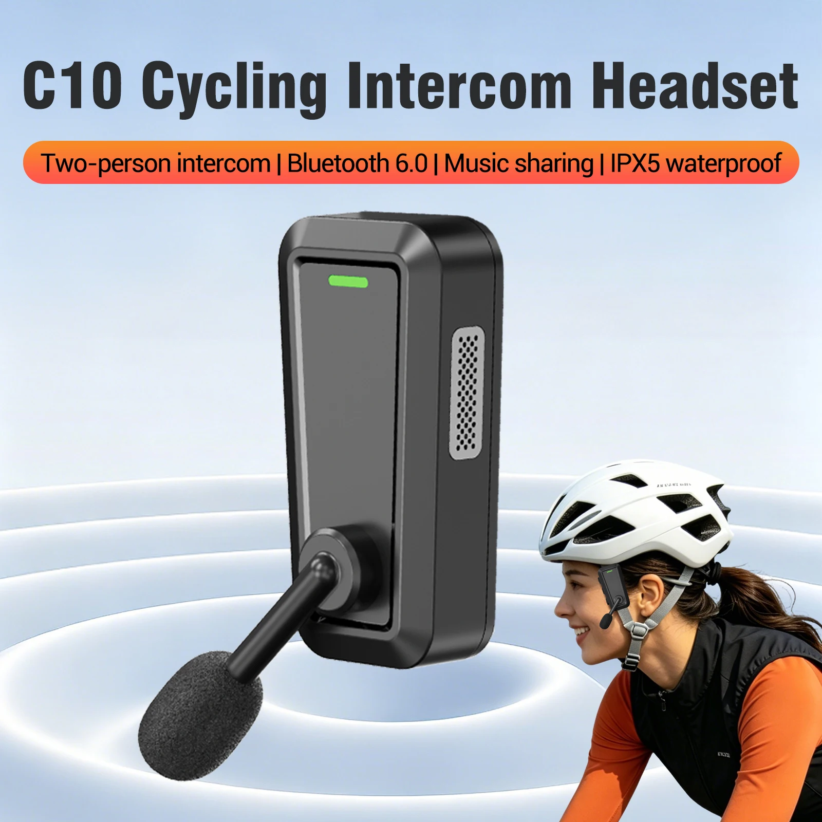 1/2PCS C10 Helmet Intercom Hea - Universal Motorcycle Helmet Intercom Headset ulasan dan harga