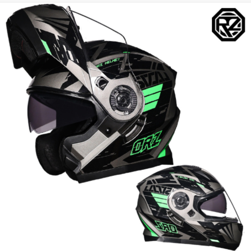 Orz Full Face Dual Visor Motor - Dual Visor Motorcycle Racing Helmet ulasan dan harga