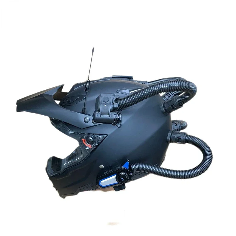 Retro Helmet Motorcycle Off-ro - Full Face Motorcycle Helmet With Bluetooth ulasan dan harga