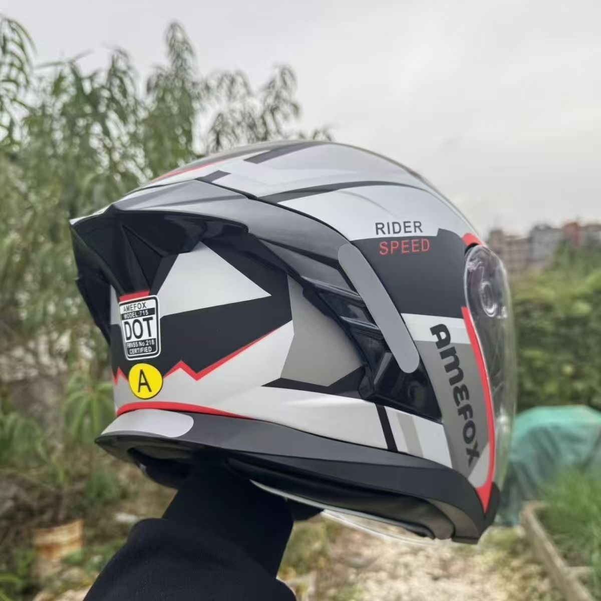 Double Visor Open Face Helmet  - Motorcycle Helmet Inner Sun Visor Lens ulasan dan harga