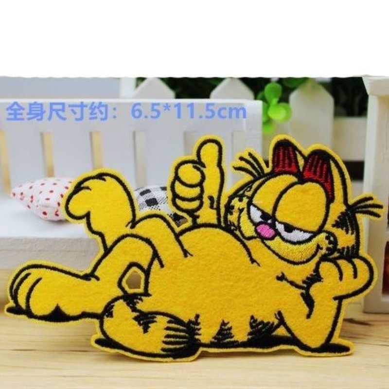 Garfield Embroidered Cloth Sti - Atv Parts ulasan dan harga